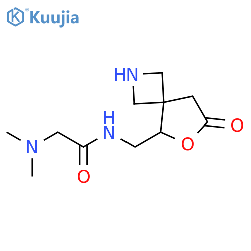 Acetamide, 2-(dimethylamino)-N-[(7-oxo-6-oxa-2-azaspiro[3.4]oct-5-yl)methyl]- structure