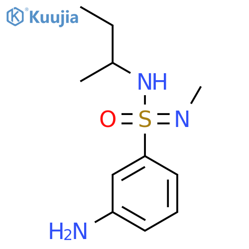 3-amino-N-(butan-2-yl)-N-methylbenzene-1-sulfonoimidamide structure