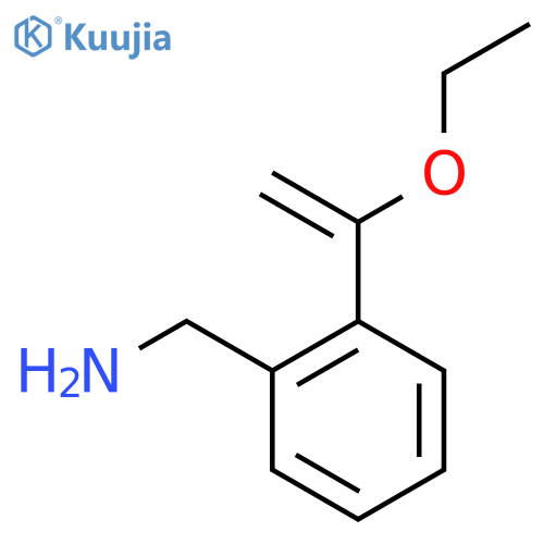 [2-(1-Ethoxyethenyl)phenyl]methanamine structure