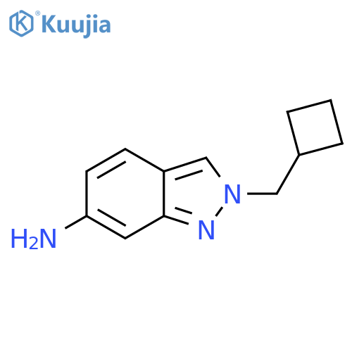 2-(cyclobutylmethyl)-2H-indazol-6-amine structure