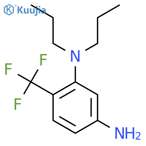1,3-Benzenediamine, N3,N3-dipropyl-4-(trifluoromethyl)- structure