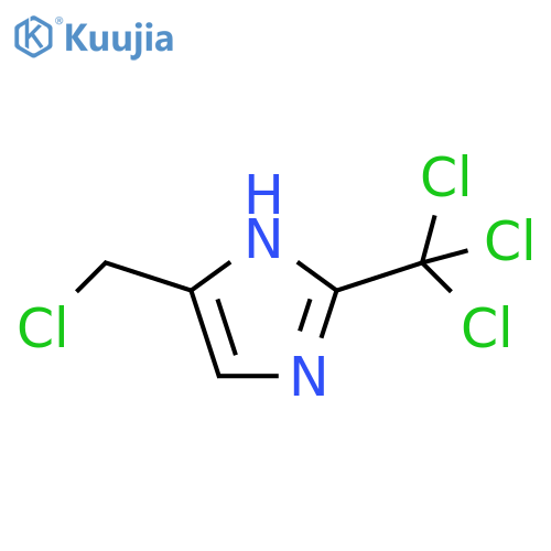 1H-Imidazole, 5-(chloromethyl)-2-(trichloromethyl)- structure