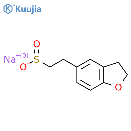 Sodium 2-(2,3-dihydro-1-benzofuran-5-yl)ethane-1-sulfinate structure