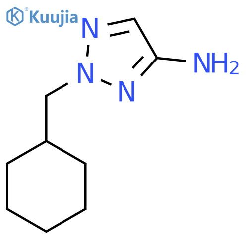 2-(cyclohexylmethyl)-2H-1,2,3-triazol-4-amine structure