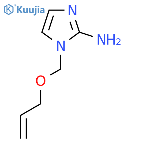 1-[(prop-2-en-1-yloxy)methyl]-1H-imidazol-2-amine structure
