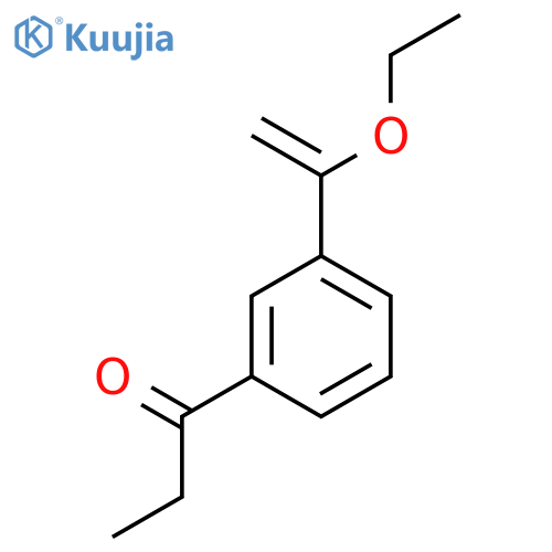 1-[3-(1-Ethoxyethenyl)phenyl]propan-1-one structure