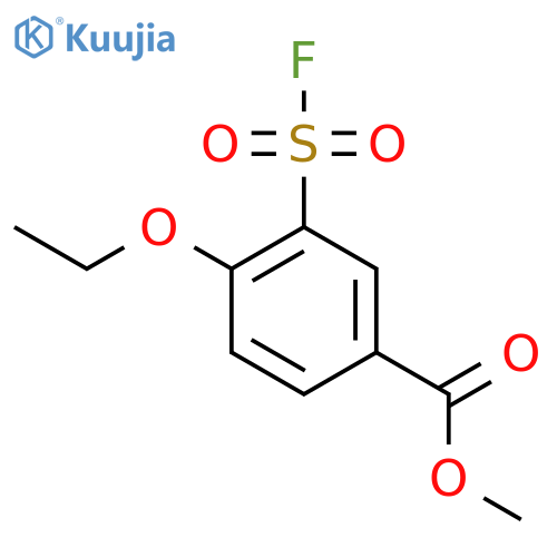 Methyl 4-ethoxy-3-(fluorosulfonyl)benzoate structure