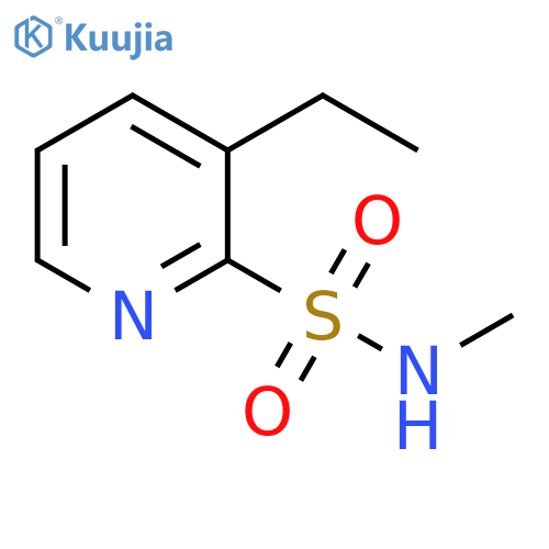 2-Pyridinesulfonamide, 3-ethyl-N-methyl- structure