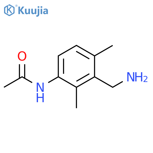 Acetamide, N-[3-(aminomethyl)-2,4-dimethylphenyl]- structure
