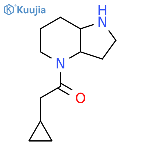 Ethanone, 2-cyclopropyl-1-(octahydro-4H-pyrrolo[3,2-b]pyridin-4-yl)- structure