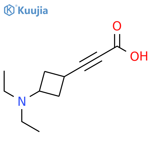 2-Propynoic acid, 3-[3-(diethylamino)cyclobutyl]- structure