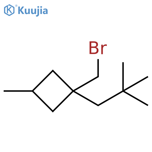 Cyclobutane, 1-(bromomethyl)-1-(2,2-dimethylpropyl)-3-methyl- structure
