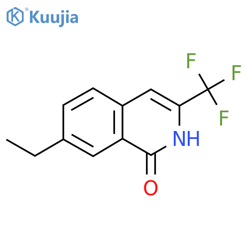 1(2H)-Isoquinolinone, 7-ethyl-3-(trifluoromethyl)- structure