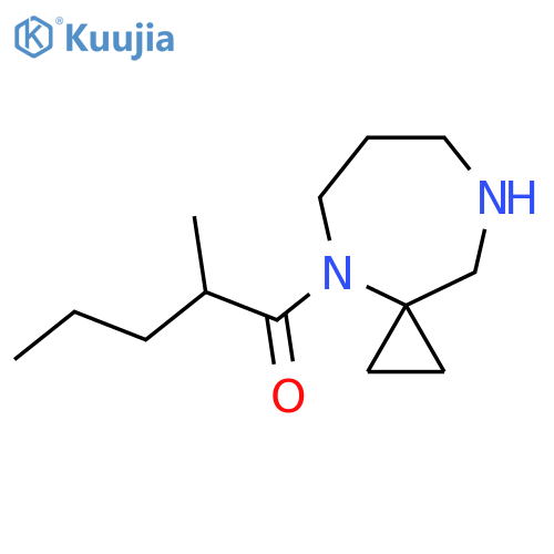 1-{4,8-diazaspiro2.6nonan-4-yl}-2-methylpentan-1-one structure