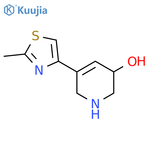 5-(2-Methyl-1,3-thiazol-4-yl)-1,2,3,6-tetrahydropyridin-3-ol structure
