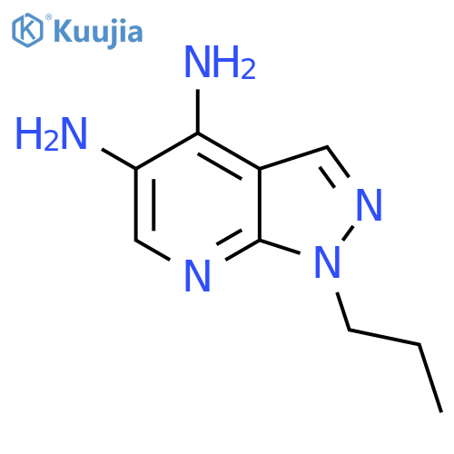 1-Propylpyrazolo[3,4-b]pyridine-4,5-diamine structure
