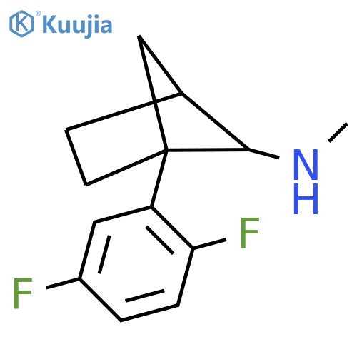 1-(2,5-difluorophenyl)-N-methylbicyclo[2.1.1]hexan-5-amine structure