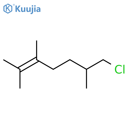 2-Heptene, 7-chloro-2,3,6-trimethyl- structure