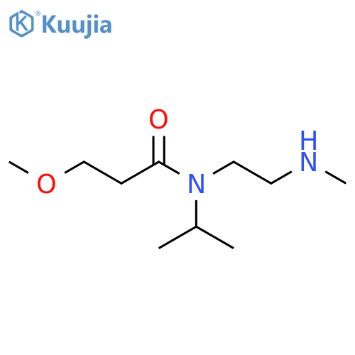 Propanamide, 3-methoxy-N-[2-(methylamino)ethyl]-N-(1-methylethyl)- structure