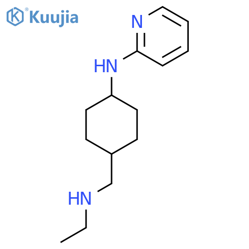 N-{4-(ethylamino)methylcyclohexyl}pyridin-2-amine structure