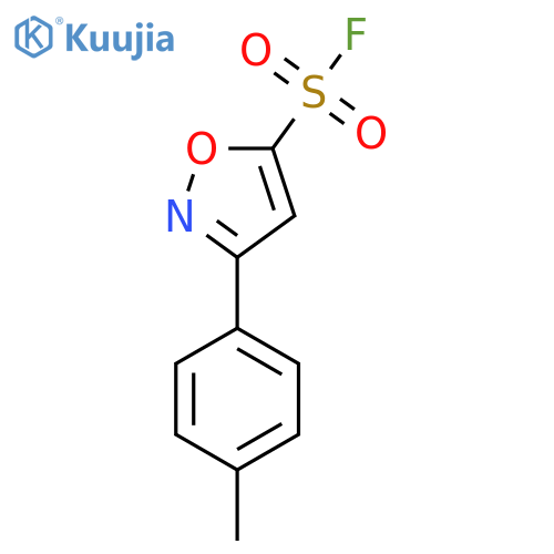 3-(4-Methylphenyl)-1,2-oxazole-5-sulfonyl fluoride structure