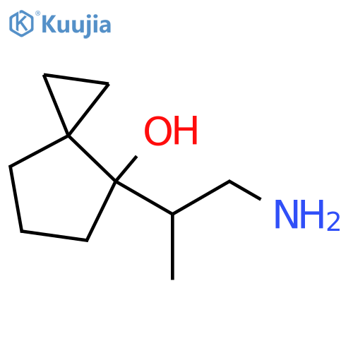 Spiro[2.4]heptan-4-ol, 4-(2-amino-1-methylethyl)- structure