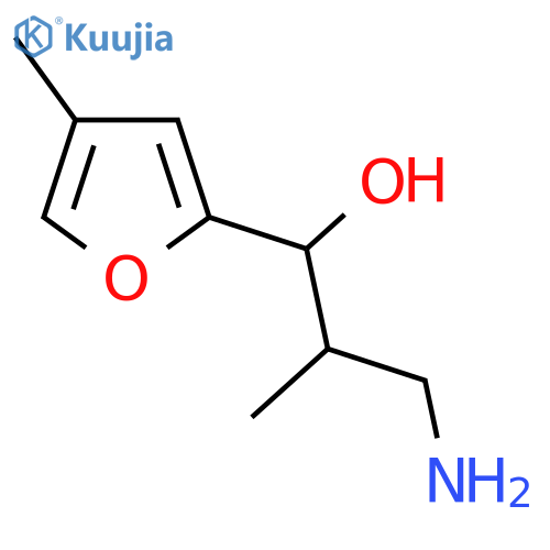 2-Furanmethanol, α-(2-amino-1-methylethyl)-4-methyl- structure