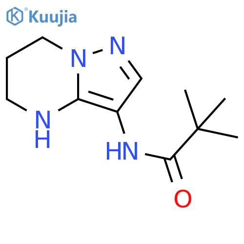 Propanamide, 2,2-dimethyl-N-(4,5,6,7-tetrahydropyrazolo[1,5-a]pyrimidin-3-yl)- structure