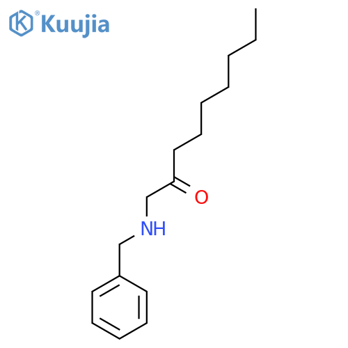 1-(Benzylamino)nonan-2-one structure