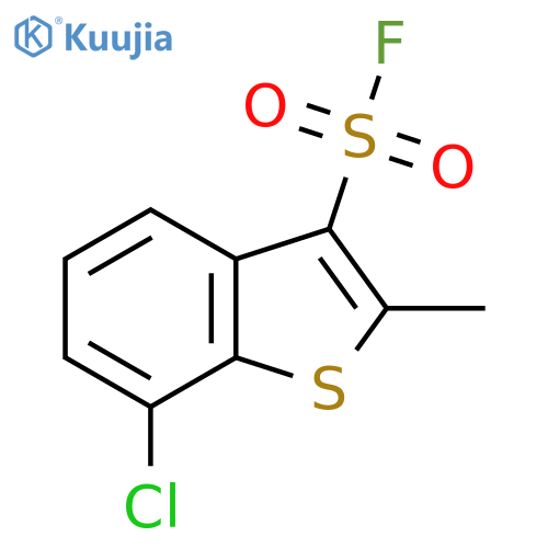 7-Chloro-2-methyl-1-benzothiophene-3-sulfonyl fluoride structure