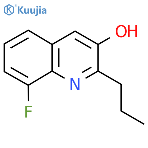 8-Fluoro-2-propylquinolin-3-ol structure