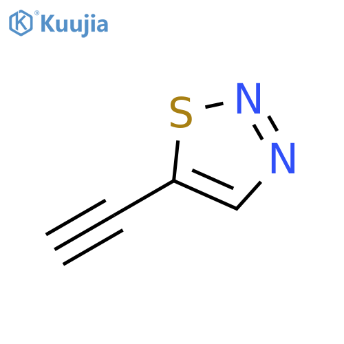 1,2,3-Thiadiazole, 5-ethynyl- structure