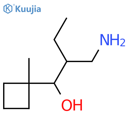 Cyclobutanemethanol, α-[1-(aminomethyl)propyl]-1-methyl- structure
