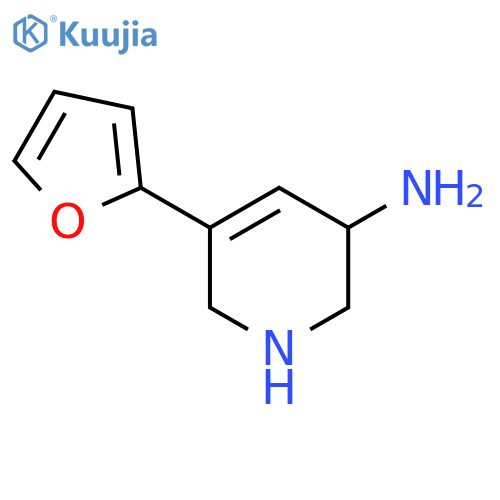 5-(Furan-2-yl)-1,2,3,6-tetrahydropyridin-3-amine structure