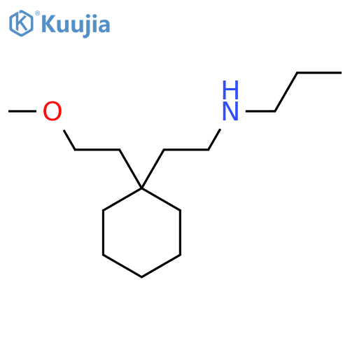 {2-[1-(2-Methoxyethyl)cyclohexyl]ethyl}(propyl)amine structure