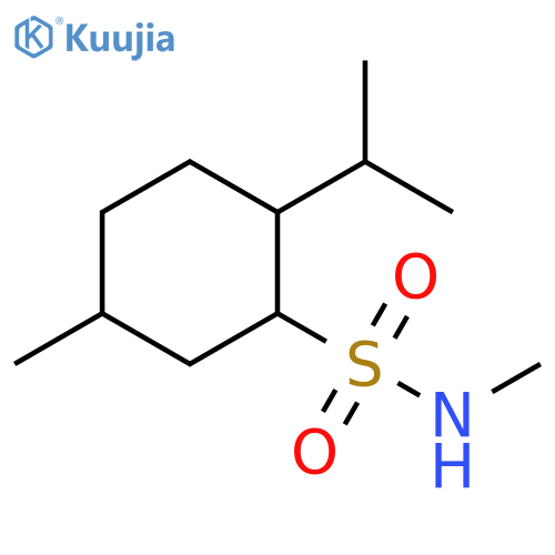 Cyclohexanesulfonamide, N,5-dimethyl-2-(1-methylethyl)- structure