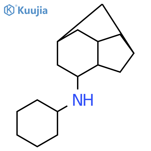 2,5-Methano-1H-inden-7-amine, N-cyclohexyloctahydro- structure