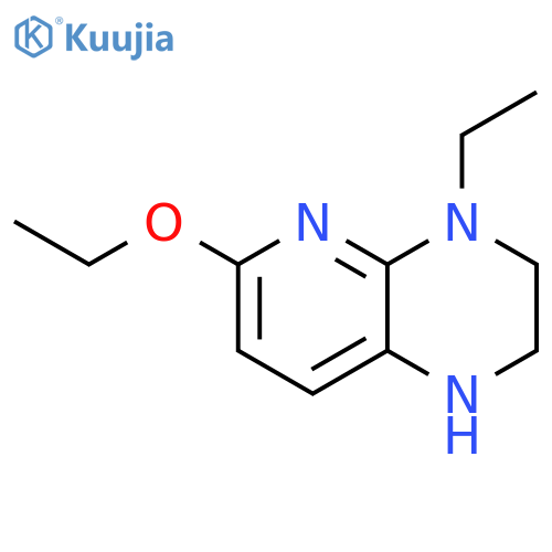 Pyrido[2,3-b]pyrazine, 6-ethoxy-4-ethyl-1,2,3,4-tetrahydro- structure