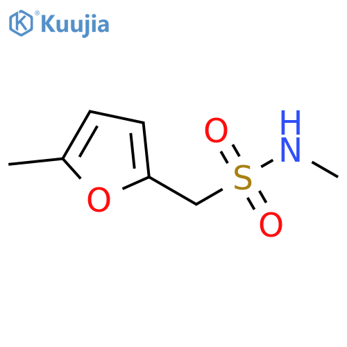 2-Furanmethanesulfonamide, N,5-dimethyl- structure