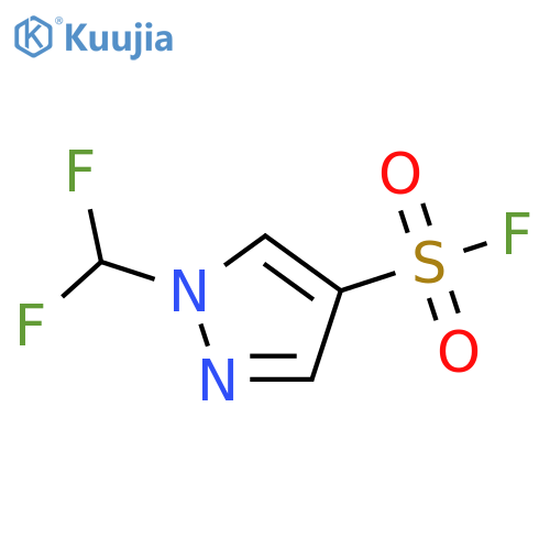 1H-Pyrazole-4-sulfonyl fluoride, 1-(difluoromethyl)- structure
