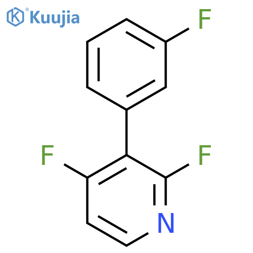 2,4-Difluoro-3-(3-fluorophenyl)pyridine structure