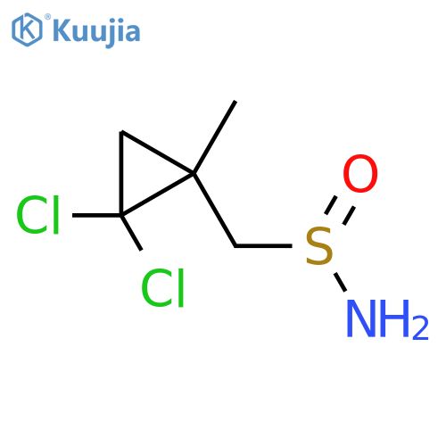 (2,2-Dichloro-1-methylcyclopropyl)methanesulfinamide structure
