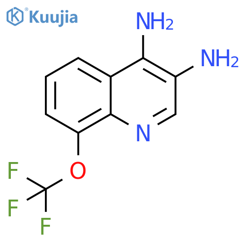 3,4-Quinolinediamine, 8-(trifluoromethoxy)- structure