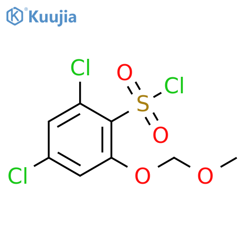 2,4-dichloro-6-(methoxymethoxy)benzene-1-sulfonyl chloride structure