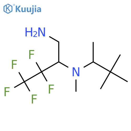 1,2-Butanediamine, 3,3,4,4,4-pentafluoro-N2-methyl-N2-(1,2,2-trimethylpropyl)- structure