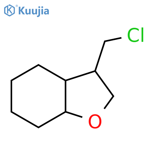 3-(Chloromethyl)-octahydro-1-benzofuran structure