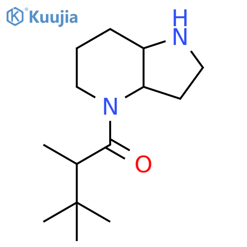 1-Butanone, 2,3,3-trimethyl-1-(octahydro-4H-pyrrolo[3,2-b]pyridin-4-yl)- structure