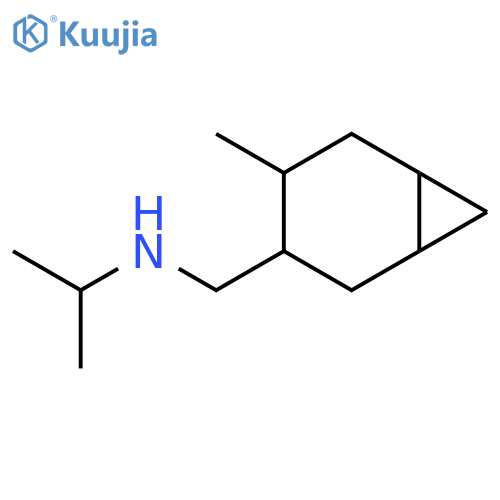 Bicyclo[4.1.0]heptane-3-methanamine, 4-methyl-N-(1-methylethyl)- structure