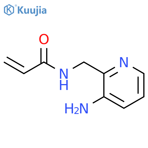 2-Propenamide, N-[(3-amino-2-pyridinyl)methyl]- structure
