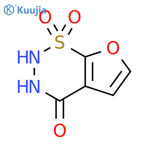 2H,3H,4H-1lambda6-furo3,2-e1,2,3thiadiazine-1,1,4-trione structure